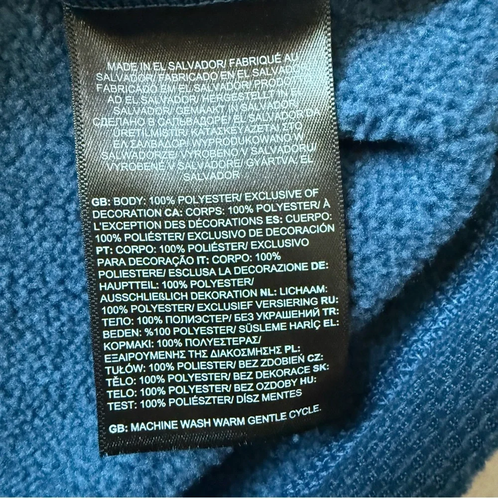 The North Face Pullover 1/4 Zip Fleece Sz M